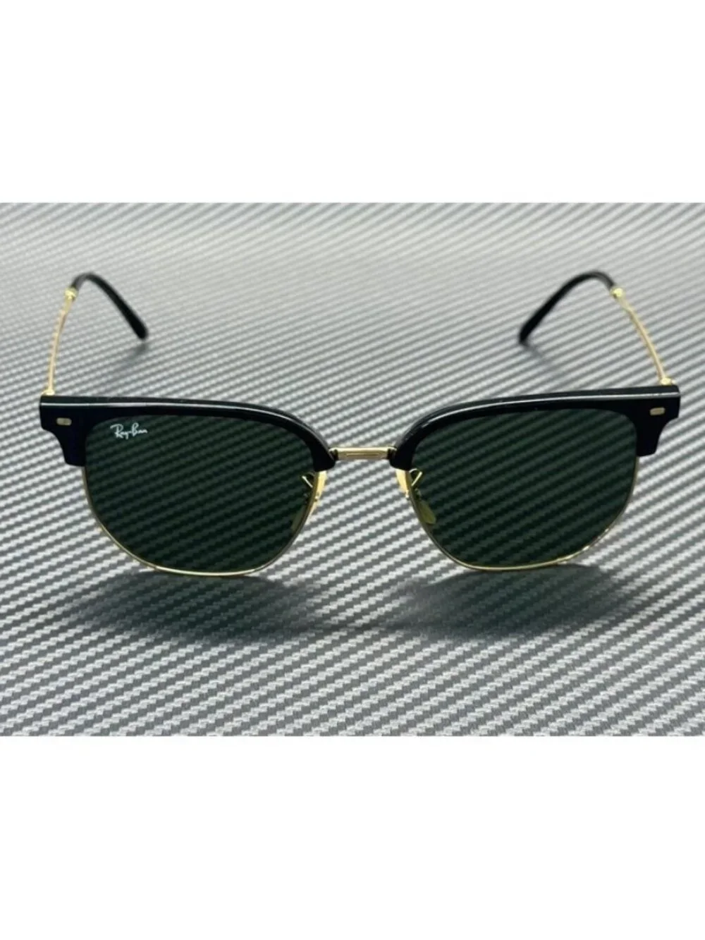 New Ray-Ban Men Black on Arista Sunglasses 51-20-145